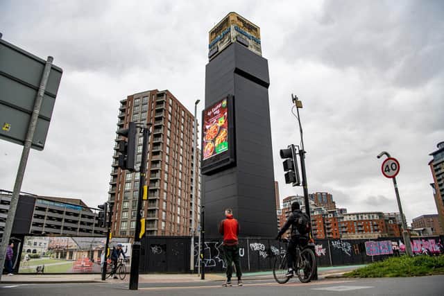 YEP/ YP Clocktower at the former offices on Wellington Street, Leeds.