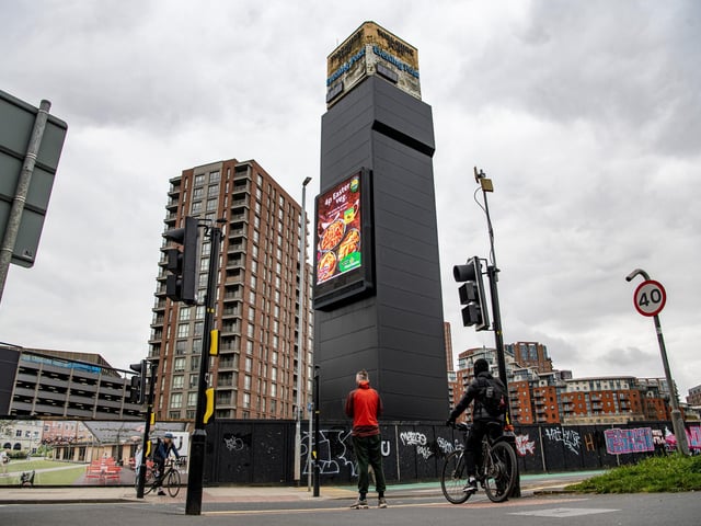 YEP/ YP Clocktower at the former offices on Wellington Street, Leeds. 1st April 2026