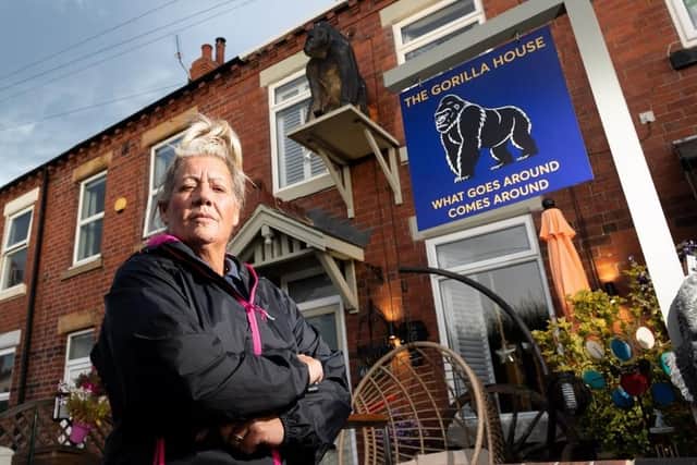 Adele Teale, 59, has been ordered to remove the 4kg resin figure from outside her two bedroom terraced home within four weeks or face legal action and a fine.