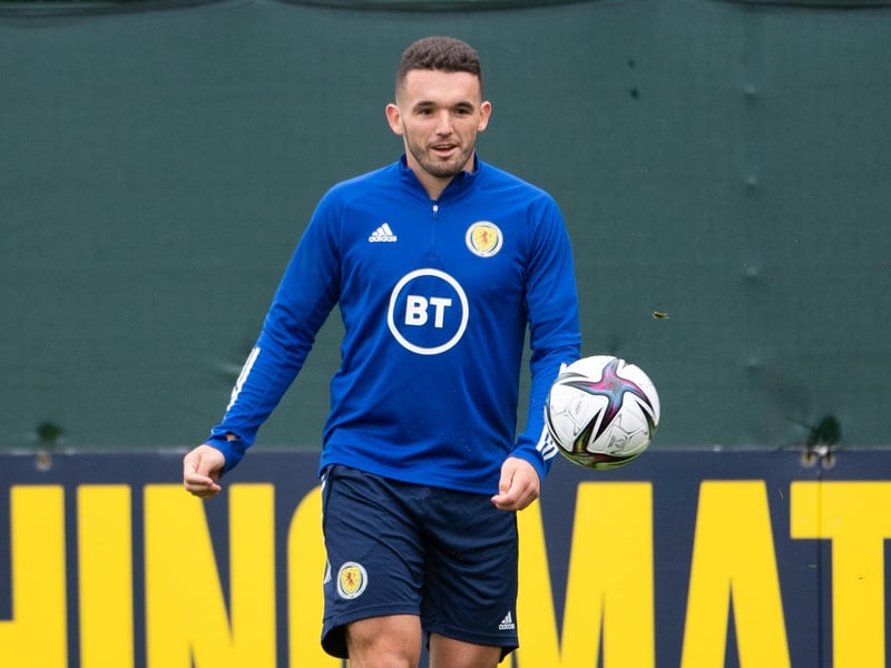 Having been brought off in the Moldova win to conserve energy, the Aston Villa man should retain his place as the furthest forward of Scotland's midfield trio