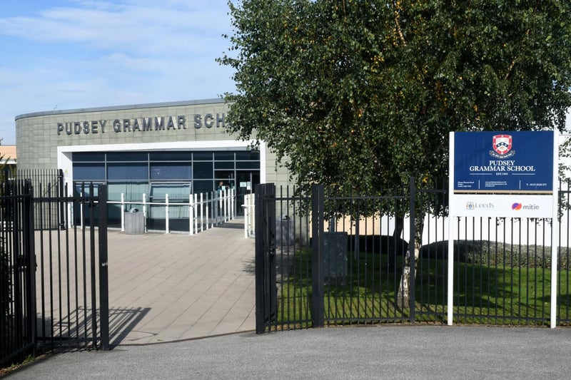 Pudsey Grammar School had 1,268 school places and 1,337 pupils on roll, meaning it was 5.4% over capacity.