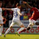 UPDATE: From Leeds United boss Daniel Farke on Sam Byram, left, pictured in last month's pre-season friendly against Nottingham Forest at Burton Albion.
Photo by Nick Potts/PA Wire.