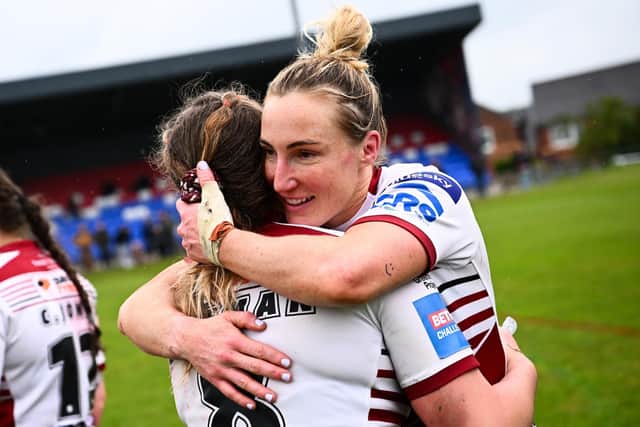 Bethan Dainton is heading to Wembley with Wigan Warriuors, having played twice there for Leeds Rhinos. Picture by Olly Hassell/SWpix.com.