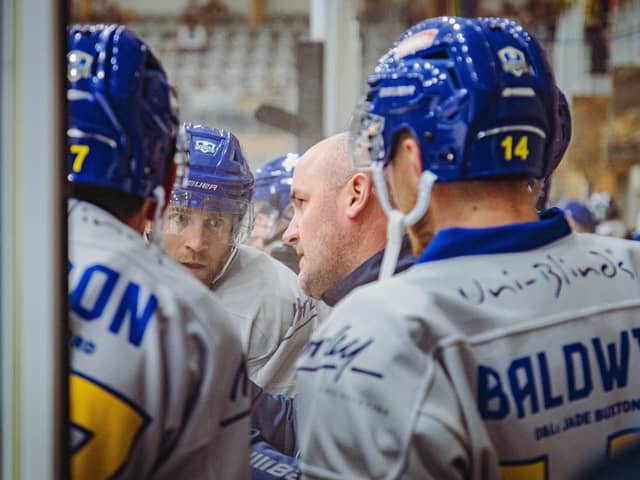 BACK AT IT: Head coach Ryan Aldridge hopes the enforced break from the schedule will benefit his Leeds Knights team. Picture: Jacob Lowe/Leeds Knights.
