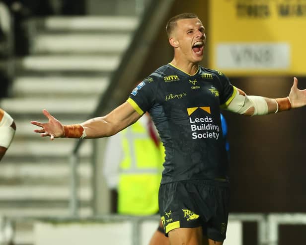 Ash Handley is one of four Leeds Rhinos players in contention to become 2026 Man of Steel. Picture by Paul Currie/SWpix.com.