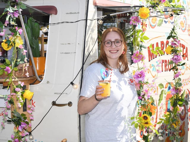 Margarita Mary Cox of The Little Margarita Truck at Harrogate Food and Drink Festival at Ripley Castle. (Picture Gerard Binks)