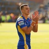 Ash Handley could play through the pain barrier when Leeds Rhinos take on Warrington Wolves at Elland Road today. Picture by John Clifton/SWpix.com.