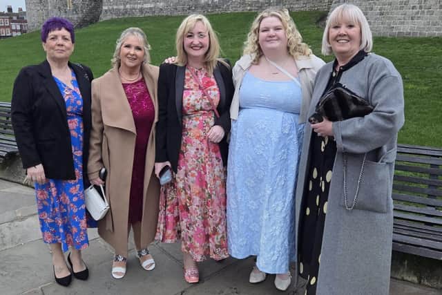Marie Proctor, 57, from Barwick in Elmet near Wetherby, was invited to meet the King and Queen at Windsor Castle in recognition of her tireless work providing a loving home for children in need