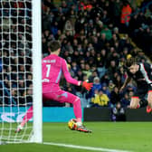 Luton centre-back Burke had been out since suffering a quad injury in November but the 28-year-old made his return as a late substitute in the 2-1 win at Cardiff City before the international break. Having been an unused sub for the following goalless draw at home to Middlesbrough, Burke was then handed his first start since November in the weekend's 1-0 win at Hull City. The defender had not started since lining up for November's 3-0 defeat at Elland Road, above.