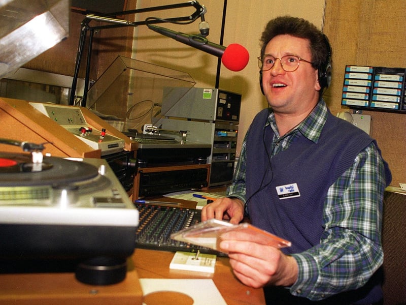 This is Simon Kay on air at Seacroft Hospital in November 1996.