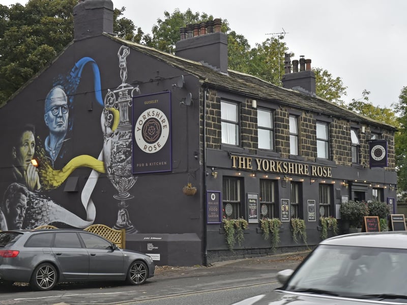 Created by Phil Harris, the was created to honour the three Leeds United managers who have secured promotion for the club through the years including Don Revie, Howard Wilkinson and Marcelo Bielsa. The 40ft mural is painted on the side of Yorkshire Rose Pub on Leeds Road, Guiseley.