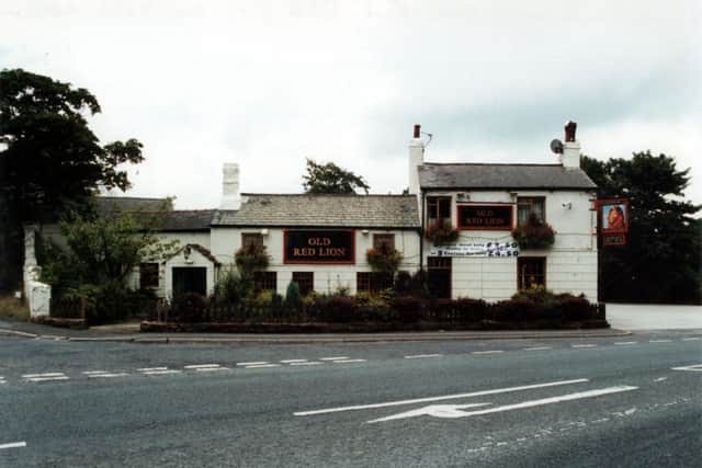 The Old Red Lion on York Road in more prosperous times.