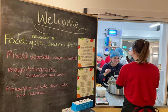 FoodCycle launches its third venue in Leeds at the Chapel FM Arts Centre in Seacroft.
