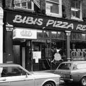 Bibis restaurant on Mill Hill in Leeds city centre pictured in September 1982.