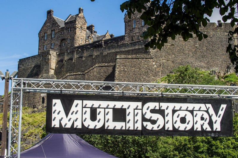 Multistory is an exciting new festival hub beneath Edinburgh Castle. There is an open-air performance stage, local street food stalls and bars. You can find it in Castle Terrace Car Park, and kids under two go free.