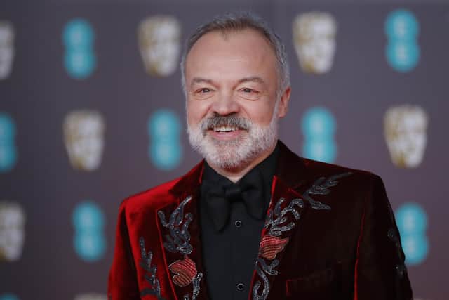 Comments by presenter Graham Norton that comments should not be "consequence free". Picture: AFP via Getty Images