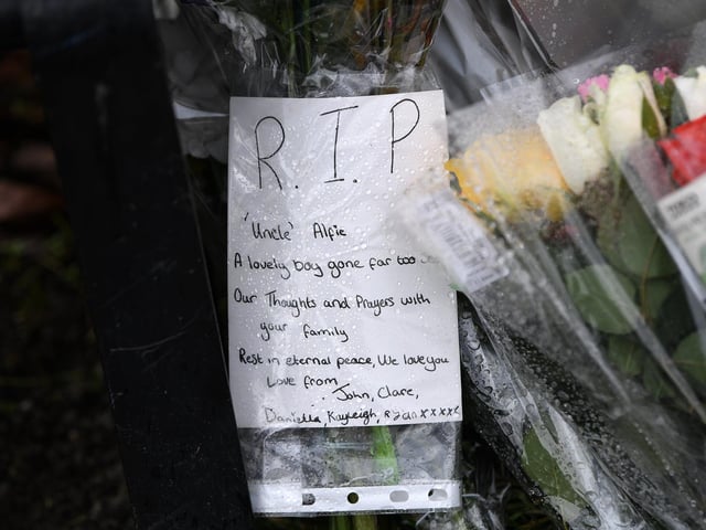 This tribute read: "A lovely boy gone far too soon. Our thoughts and prayers with your family. Rest in eternal peace, we love you."