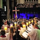 The Leeds Minster Choir raised the roof at the YEP Carol Service.