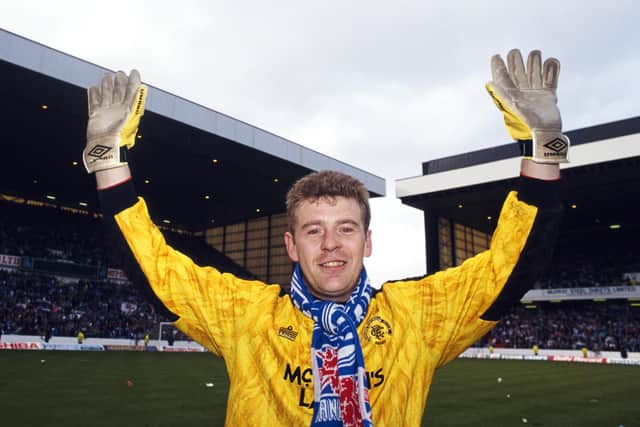 TRAGIC STAR - Andy Goram died on July 2 after a short battle with oesophageal cancer. The Rangers legend produced a famous display at Elland Road to deny Leeds United in the Champions League. Pic: Getty