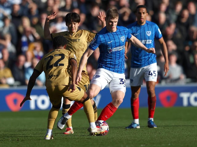 The second part of Pompey's double fresh defensive blow, boss Mousinho revealing at the weekend that the club's Bristol City loanee defender Atkinson will be facing around six to eight weeks out with a calf injury suffered in last month's 2-1 win at home to QPR.