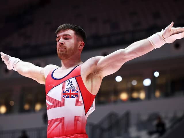 Full focus: Leeds gymnast Harry Hepworth of Team GB won a gold and a bronze at the European Championships (Picture: Getty Images)
