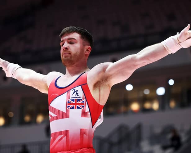 Full focus: Leeds gymnast Harry Hepworth of Team GB won a gold and a bronze at the European Championships (Picture: Getty Images)