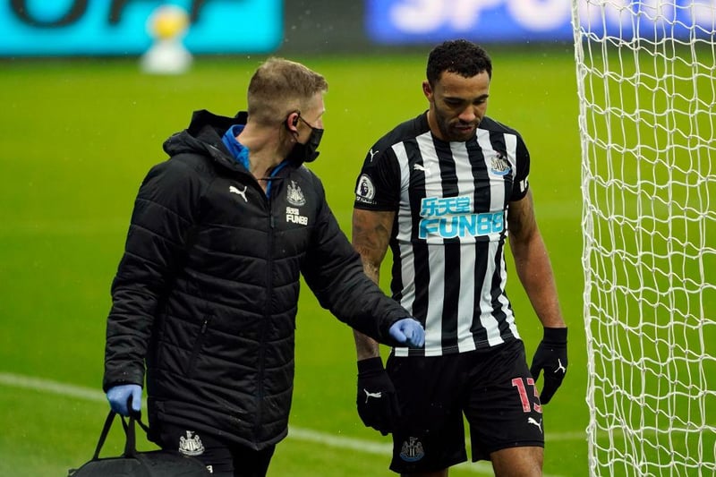 Injuries to star players Callum Wilson and Allan Saint-Maximin looked like derailing Newcastle’s season and, when coupled with the 11 other injuries Steve Bruce’s side suffered last season, cost them a total of £5.5m. (Photo by Owen Humphreys - Pool/Getty Images)