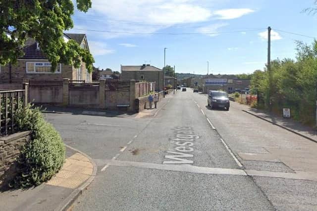 The collision happened in Cleckheaton on the A643, Westgate, at the junction of Westcliffe Road