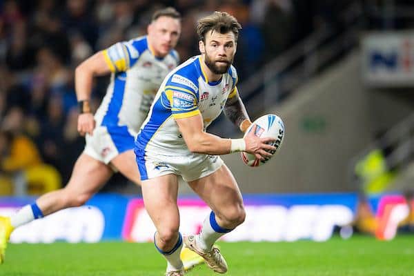 Andy Ackers had a solid debut for Leeds Rhinos against his former club Salfrd Red Devils. Picture by Allan McKenzie/SWpix.com.