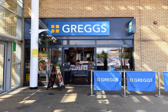The White Rose has two Greggs rated at 3.8 and 4.2 stars according to Google reviews.