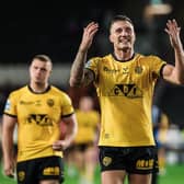 Alex Mellor celebrates Castleford Tigers' win at Hull FC last week. Picture by Alex Whitehead/SWpix.com.