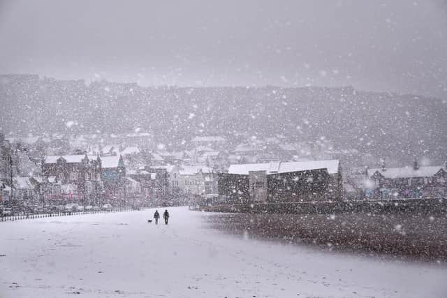 The amber weather warning will be in place for most of Thursday (November 20). Photo taken in December 2024.