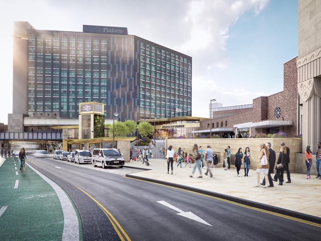 While not due to be fully completed until 2025, the £46.1 million Leeds station redesign work is well underway. This aims to significantly improve the station’s main entrance and surrounding area.
