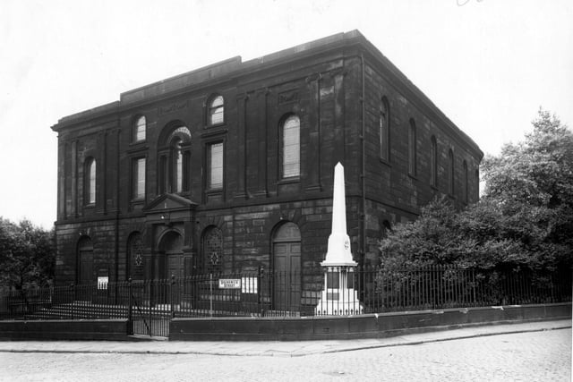 The Methodist Church on Brunswick Street pictured in August 1950.