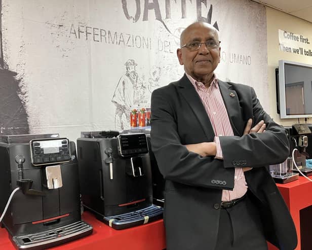 Gaggia UK managing director Raj Beadle.