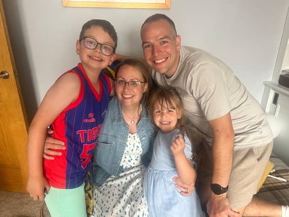 Olivia Drury and family.