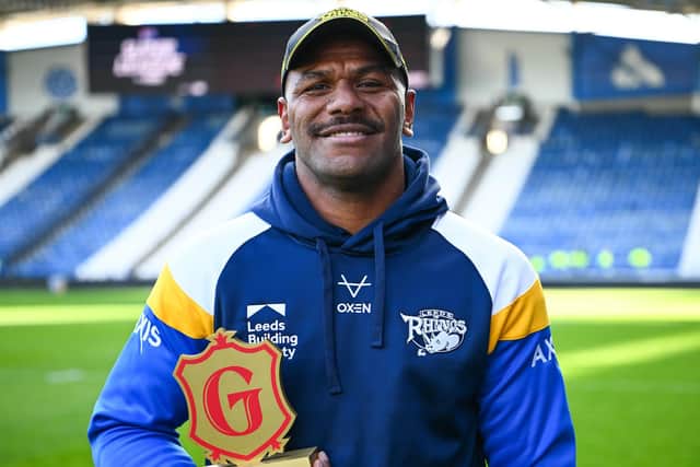 Leeds Rhinos' Maika Sivo has been named Betfred Super League player of the month for March and also won the February award. Picture by Olly Hassell/SWpix.com.