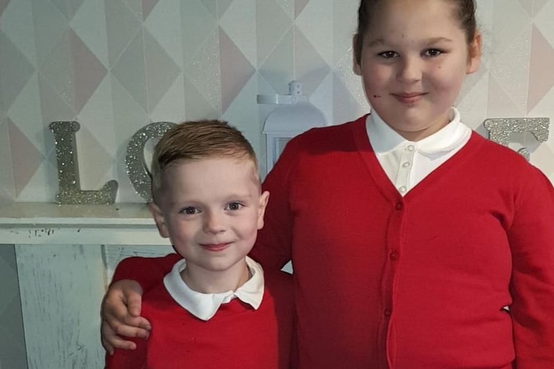 Paula Marston, said: "Karlyanne going into year 4 and Harley-jay going into year 2 at Adwick Primary."