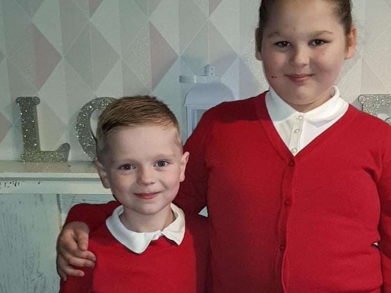Paula Marston, said: "Karlyanne going into year 4 and Harley-jay going into year 2 at Adwick Primary."