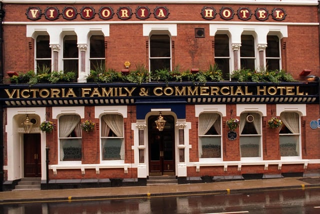 Did you enjoy a drink here back min the day? The Victoria Family and Commercial Hotel on Great George Street was celebrating a refurbishment in May 1997.