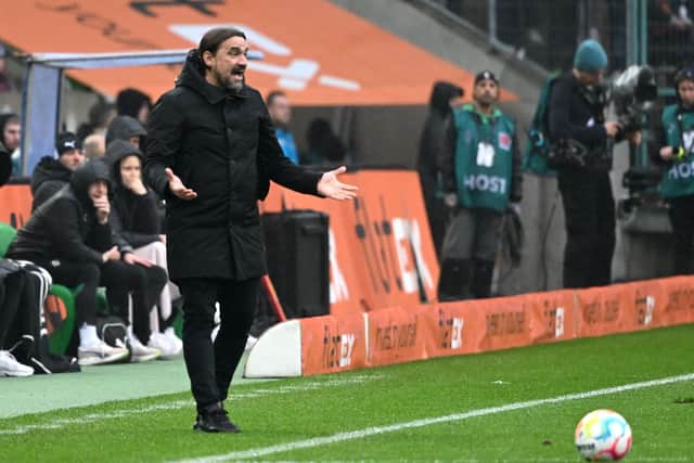 EXPERIENCE: In the locker for Leeds United boss Daniel Farke against the likes of Bayern Munich, above, the German pictured in charge of Borussia Monchengladbach against Bayern in the Bundesliga clash of February 2023. Photo by INA FASSBENDER/AFP via Getty Images.
