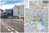 Roads around City Square will be closed overnight between 4-16 September. Pictures: LCC