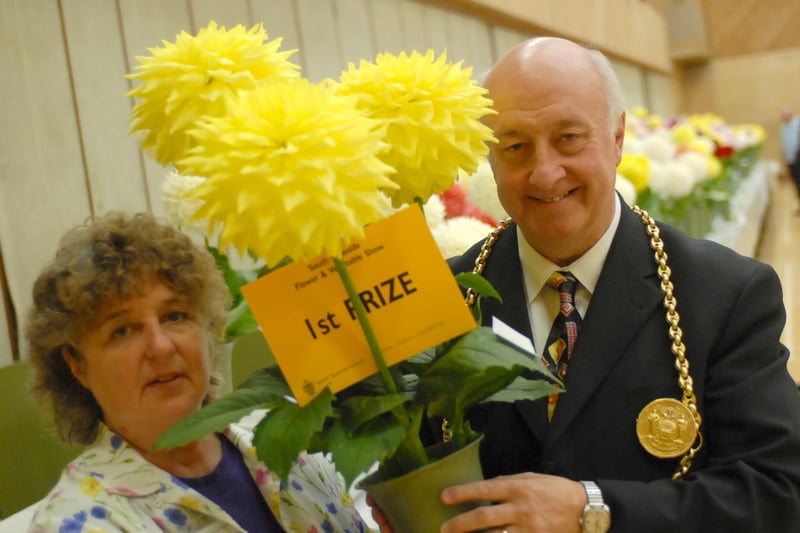 A scene from the South Tyneside Vegetable and Flower Show in 2008. Were you in the picture?