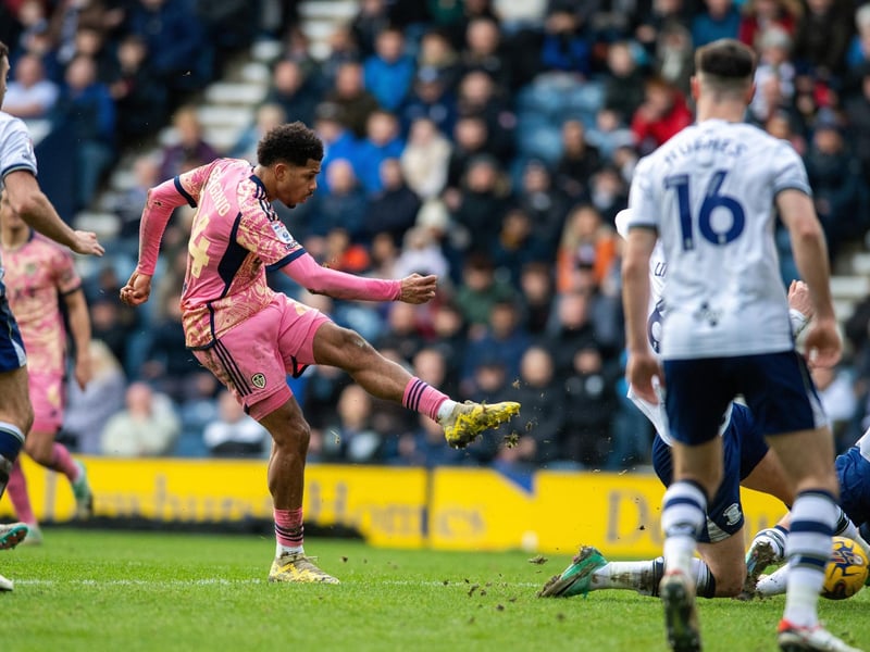 Leeds will need a physical presence up top if Karl Darlow is sending goal kicks long in Meslier's absence. That needs to be Rutter whose back-to-goal work this season has been impressive for a player of his age.