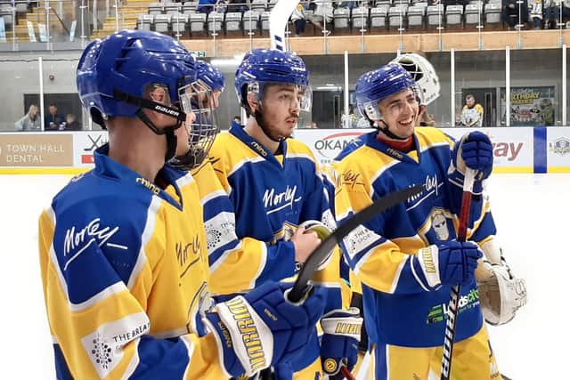 Leeds Knights players pictured during this week's open practice session at Elland Road Ice Arena.