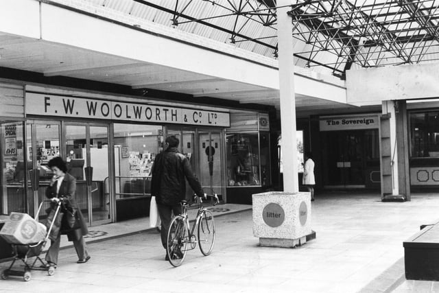 Woolworths at Seacroft Shopping Centre pictured in July 1977.