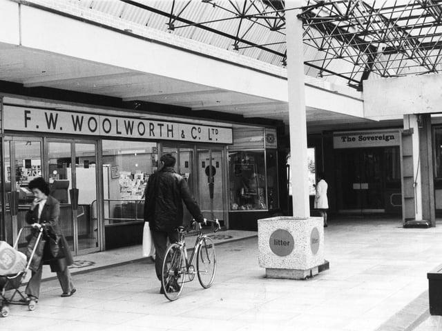 Woolworths at Seacroft Shopping Centre pictured in July 1977.