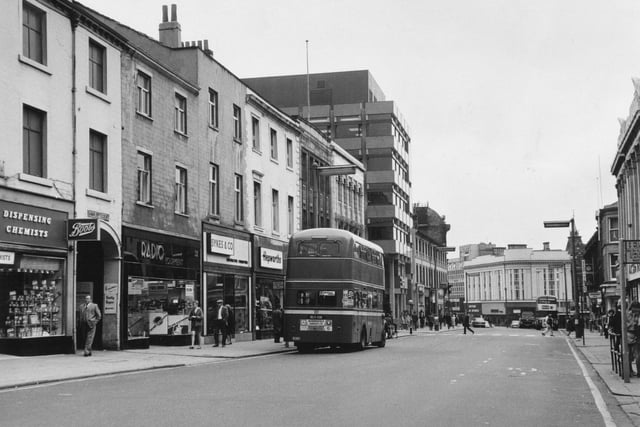 The town centre pictured in August 1972.
