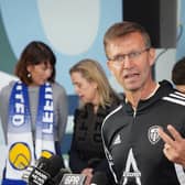 Leeds United boss Jesse Marsch speaks following the club's welcome to Perth and Fremantle (Pic: ICON Perth International Festival of Football)