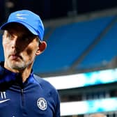 CHARLOTTE, NORTH CAROLINA - JULY 20: Thomas Tuchel, Manager of Chelsea looks on after the Pre-Season Friendly match between Chelsea FC and Charlotte FC at Bank of America Stadium on July 20, 2022 in Charlotte, North Carolina. (Photo by Jacob Kupferman/Getty Images)